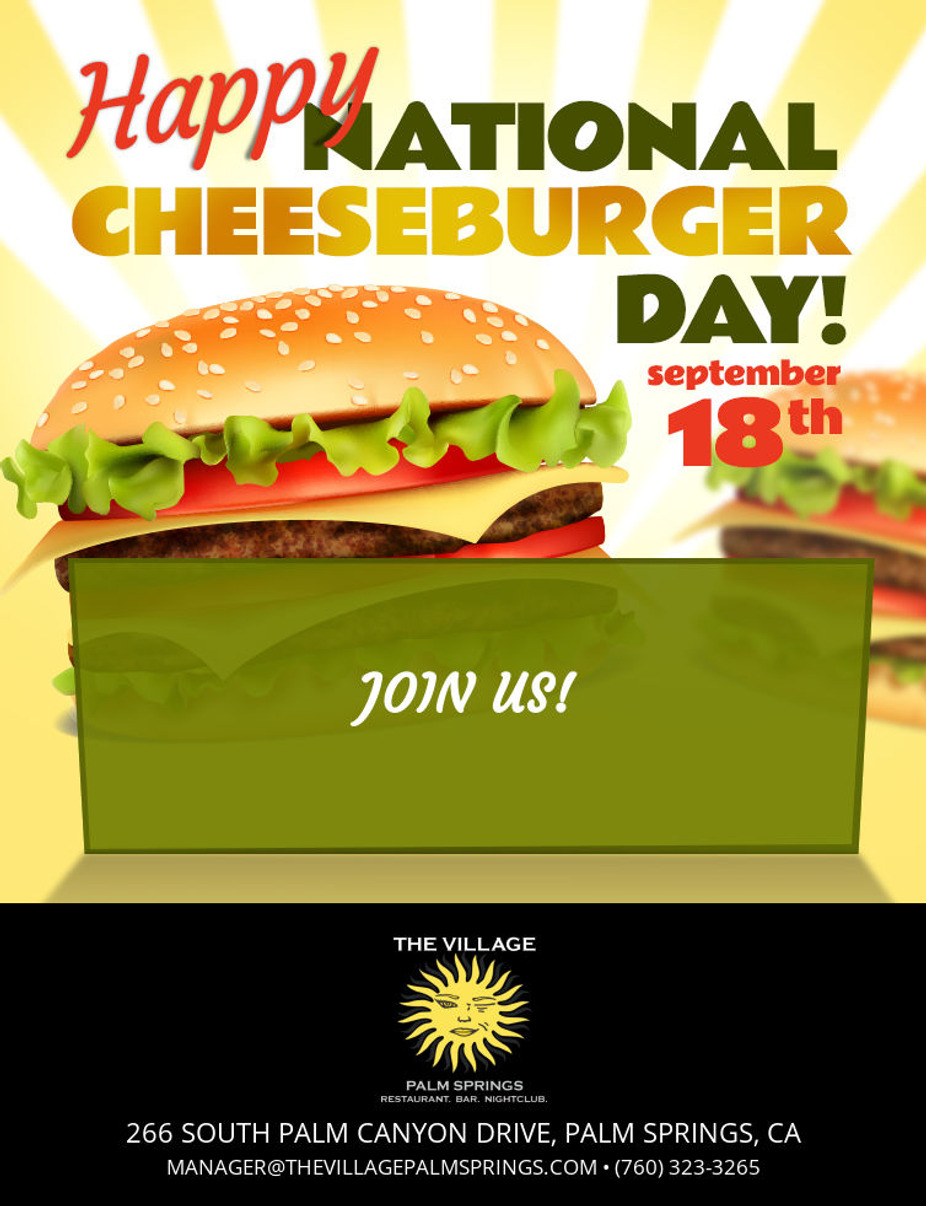 National Cheeseburger Day event photo